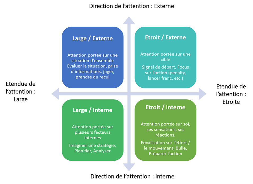 styles attentionnels Nideffer - concentration | Performance et coaching