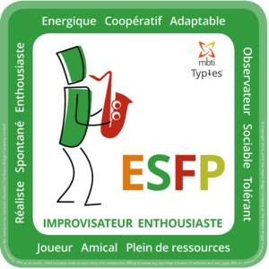ESFP : la personnalité MBTI de l’improvisateur Profil ESFP - MBTI 16 personnalités | Performance et coaching