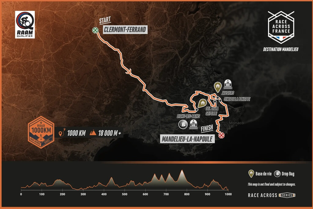 Parcours race across france 2025 - 1000 km parcours-race-across-france-1000km